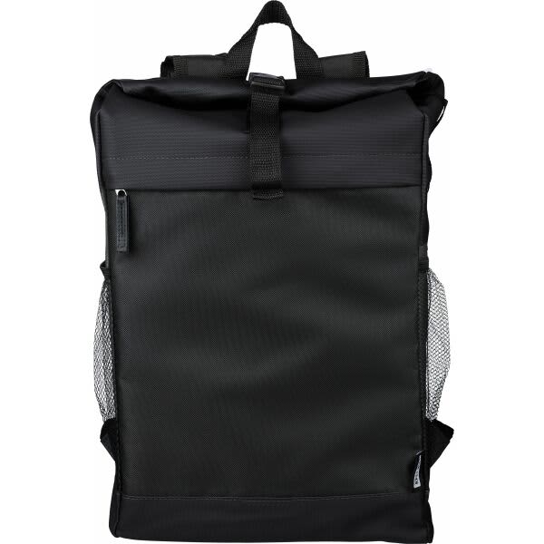rPET polyester (600D) roll-top backpack Yani