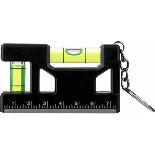 Recycled ABS spirit level keychain Indira