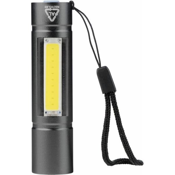 Recycled aluminium COB flashlight Sami