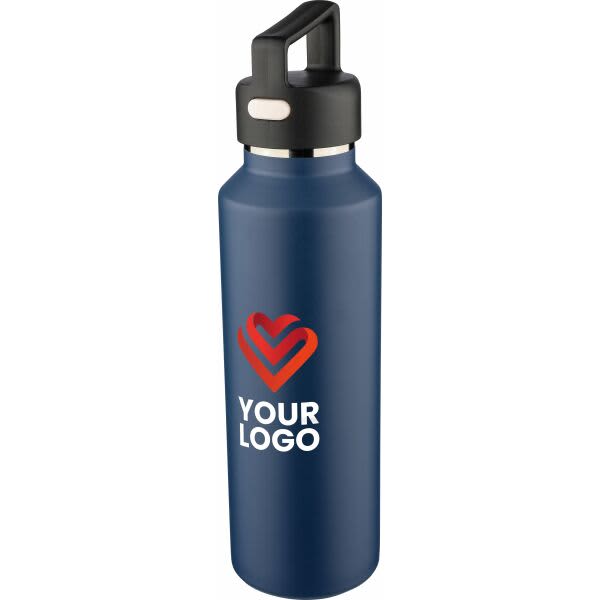 Recycled stainless steel double-walled bottle (600 ml) Mace