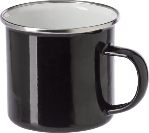 Enamel drinking mug (350 ml) - 709888 Image 