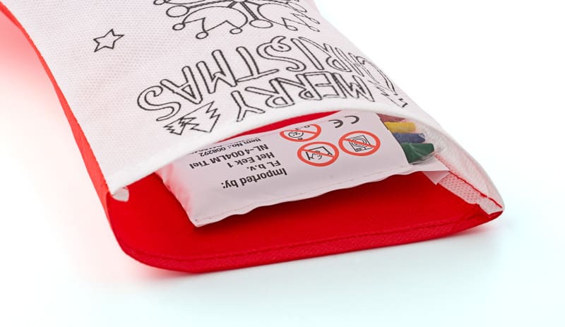 Nonwoven (80gr/m²) Christmas stocking - 8292 Image 