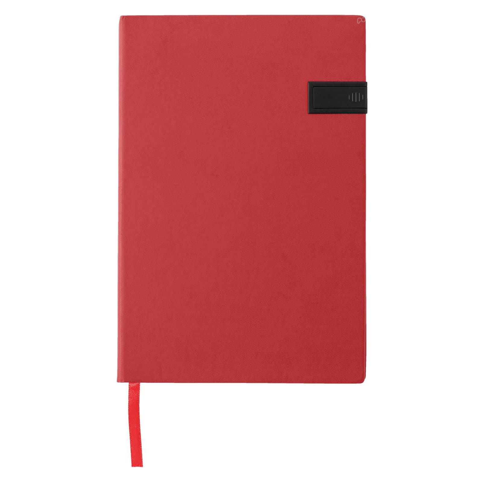 PU notebook with USB drive