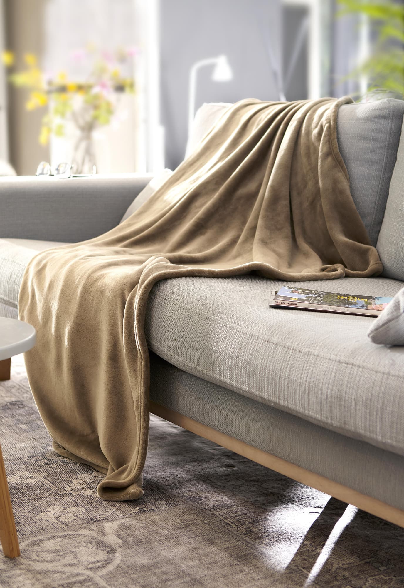 Flannel fleece (280 gr/m²) blanket Sean