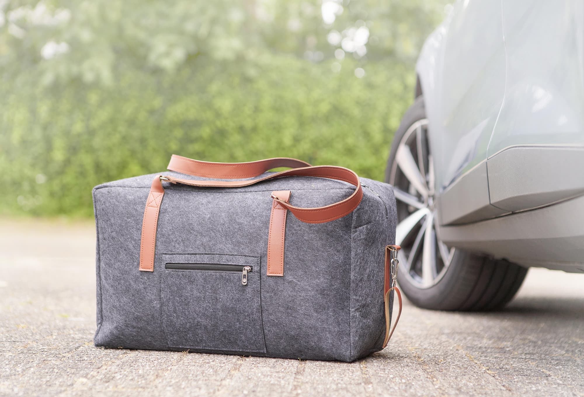 RPET felt travel bag Natalie