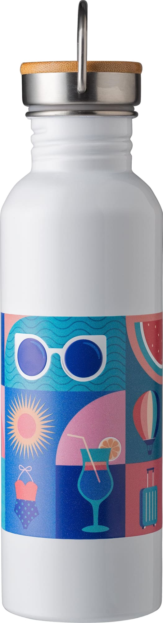 Stainless steel drinking bottle Poppy