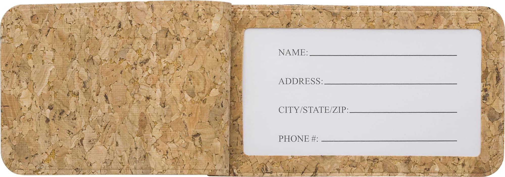 Cork luggage tag Makai