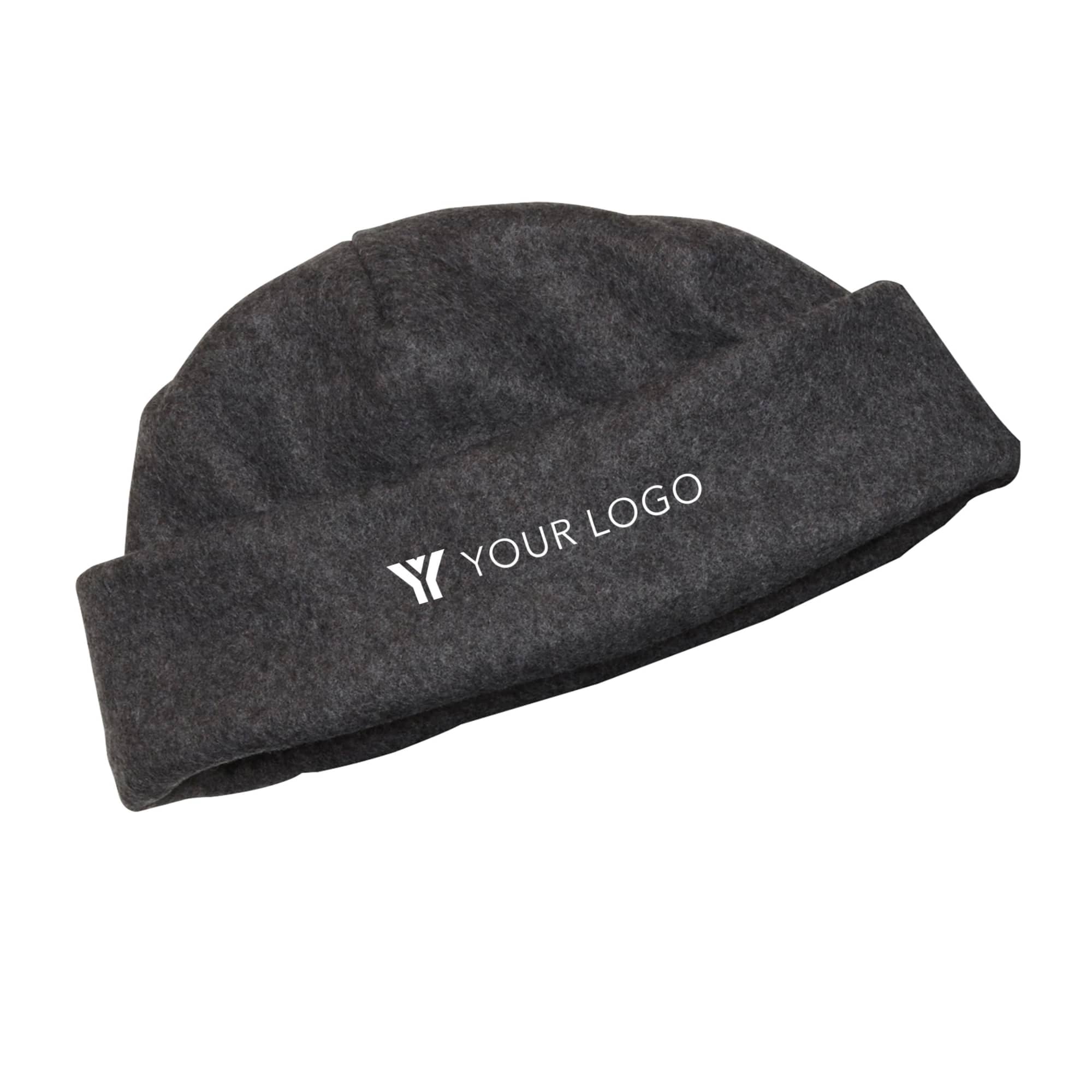 Polyester fleece (200 gr/m²) beanie and scarf