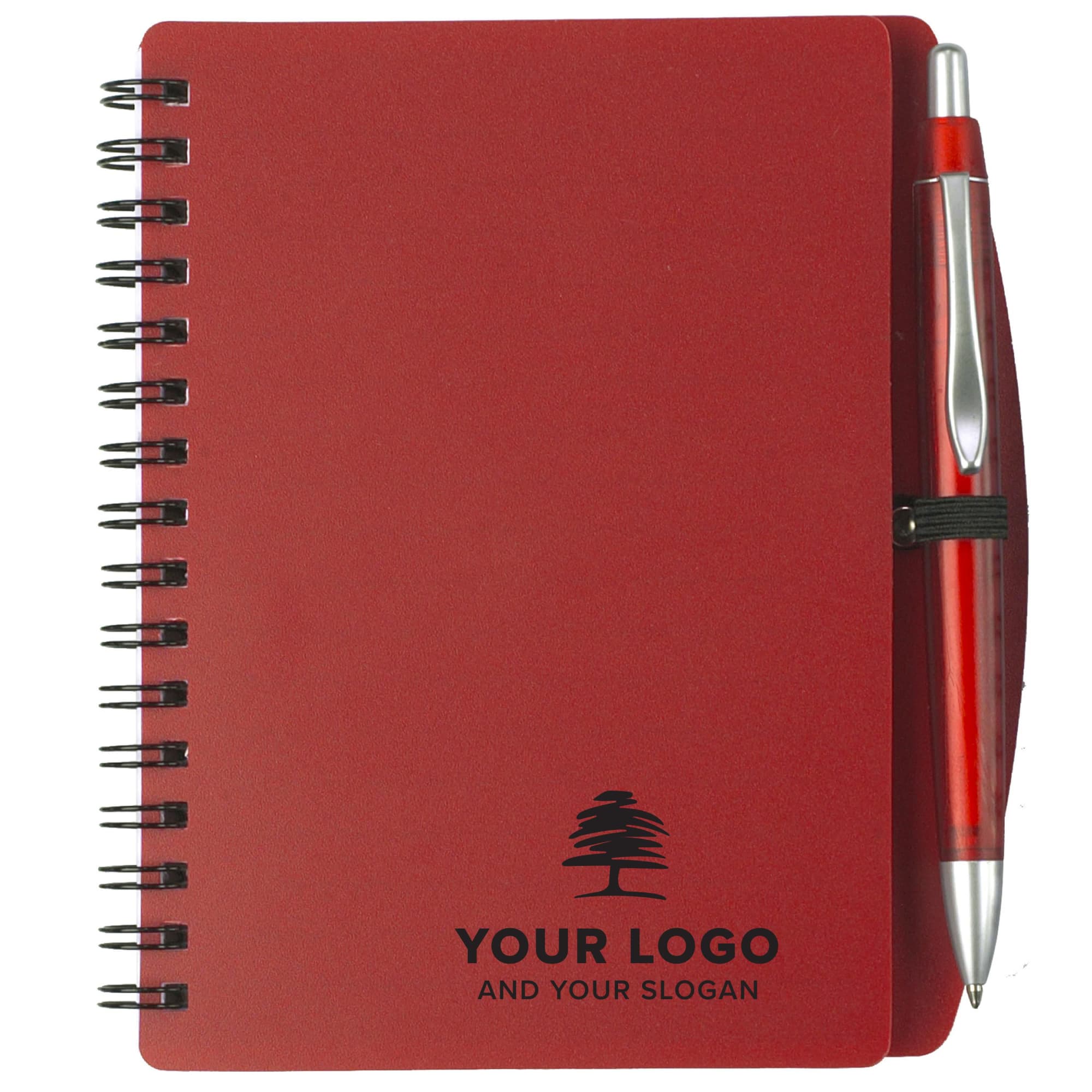 PP notebook with ballpen