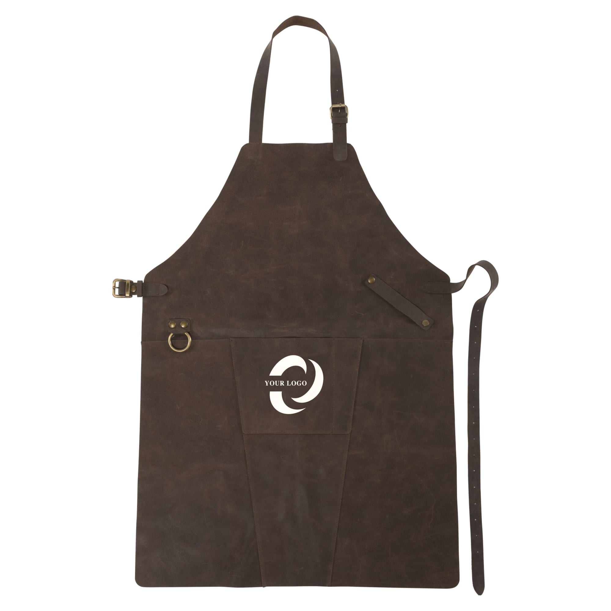 Split leather apron