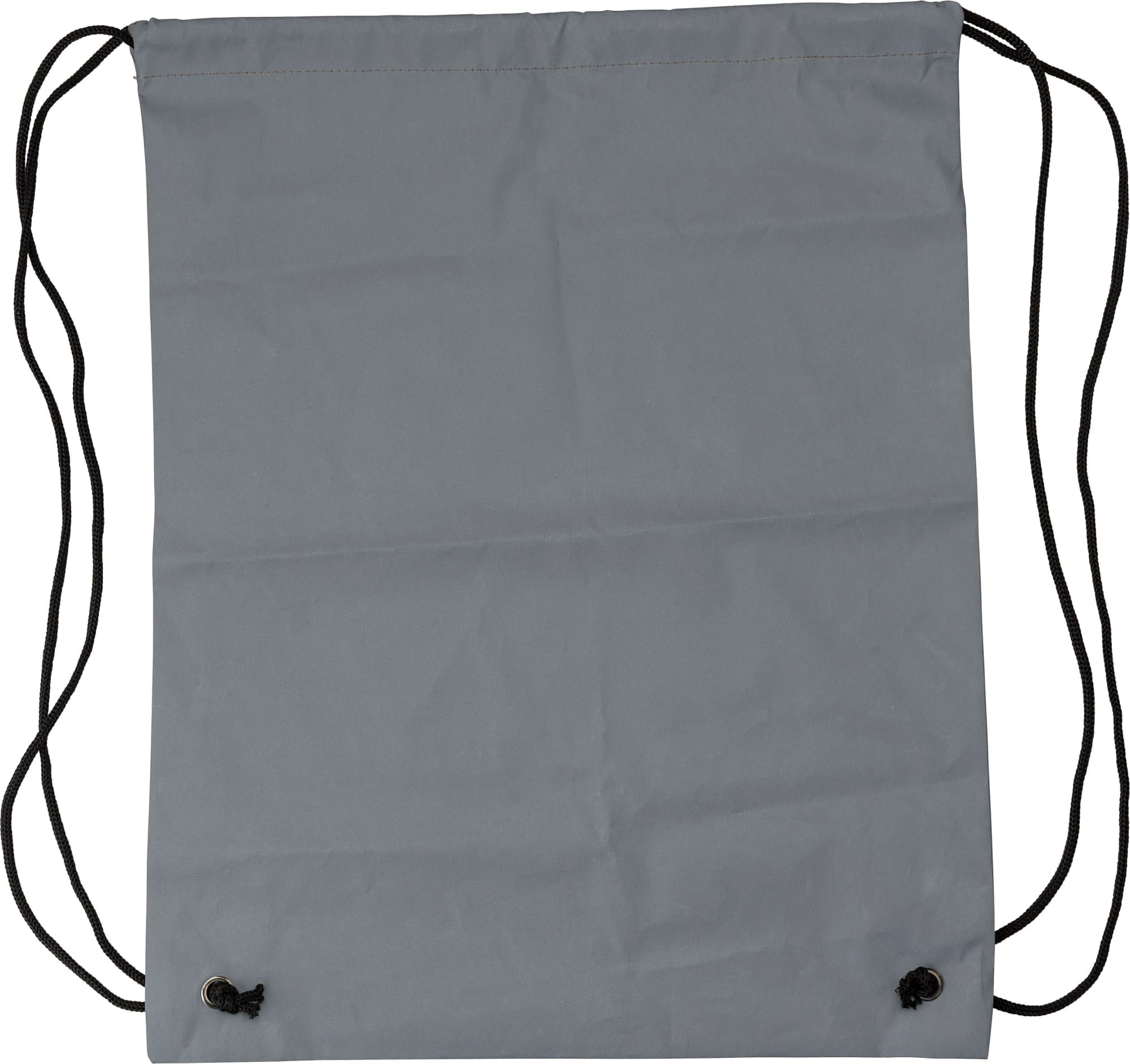 Synthetic fibre (190D) reflective drawstring backpack