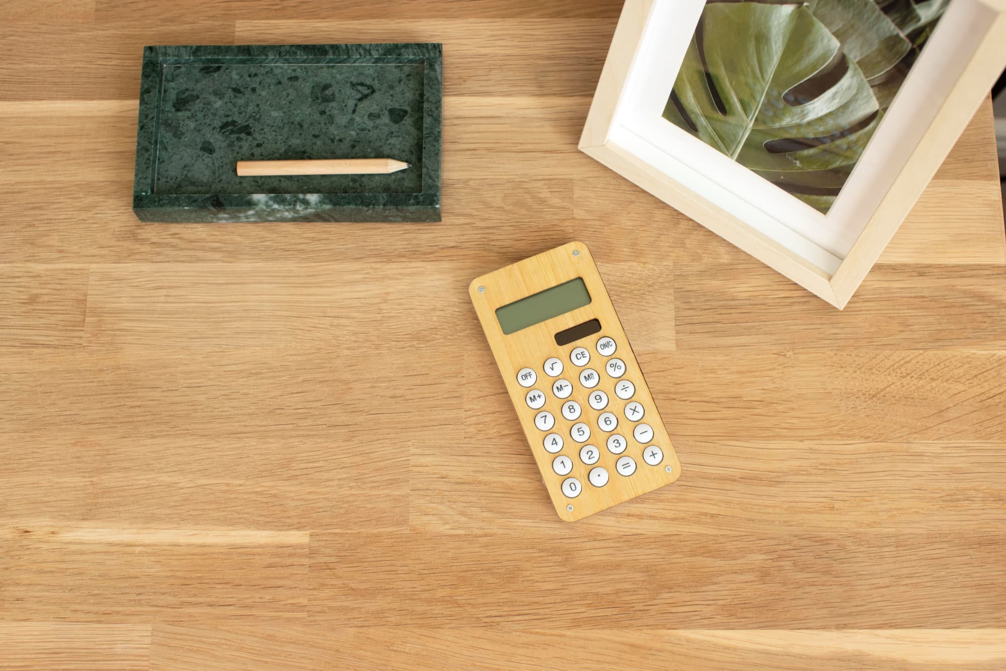 Bamboo calculator