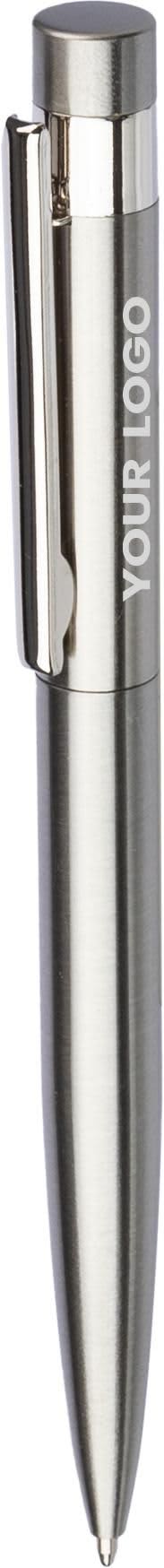 Recycled stainless steel twist ballpen Hannelore
