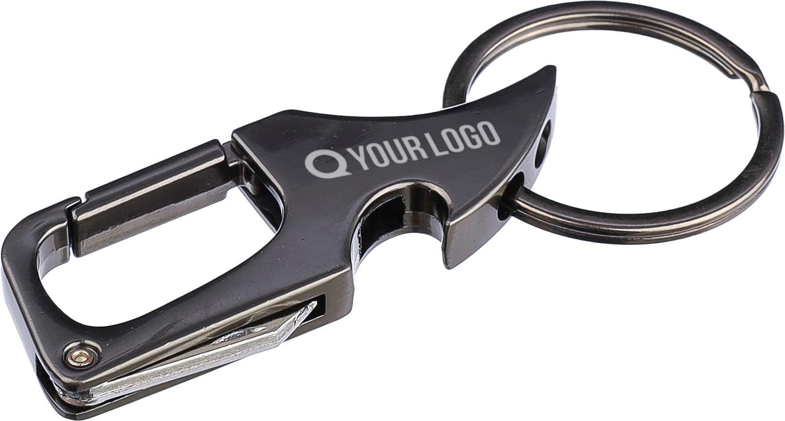 Metal carabiner keychain Bella