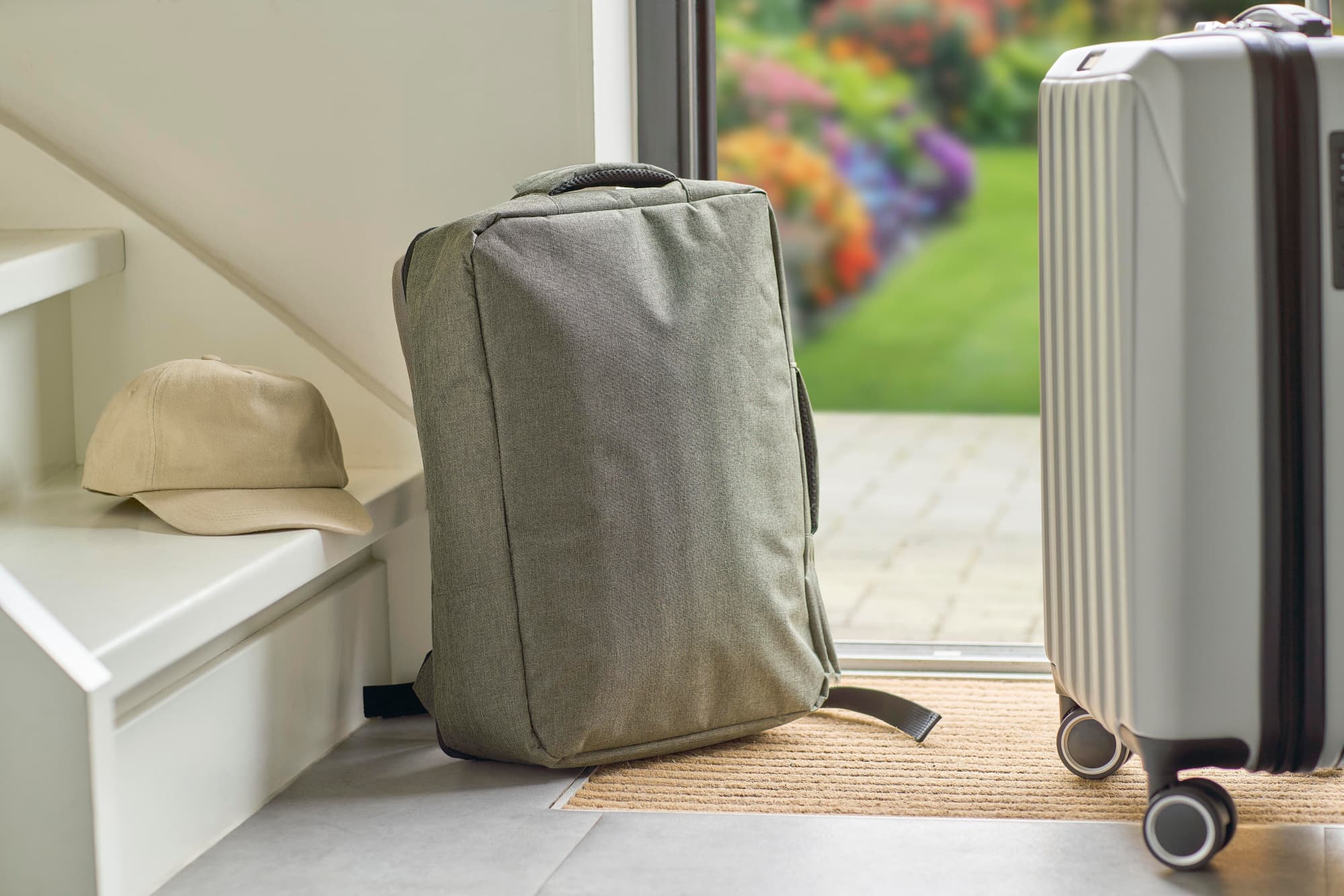 rPET (300D) polyester laptop backpack Eulalia