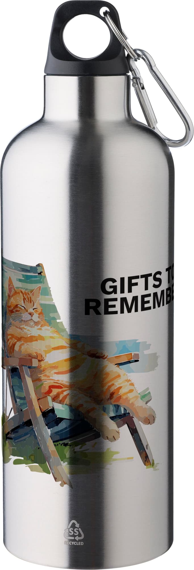 Recycled stainless steel double walled bottle (500 ml) Lysandra