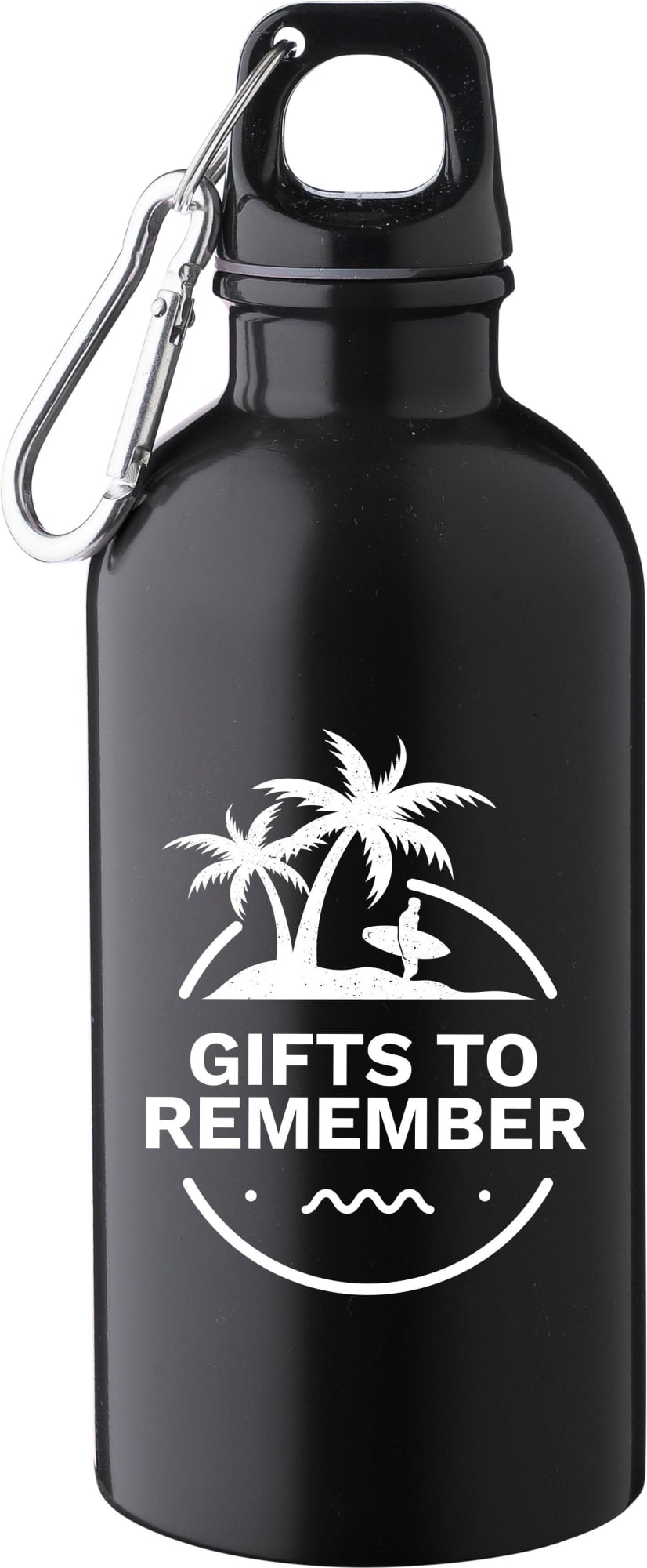 Recycled stainless steel single walled bottle (400 ml) Sable