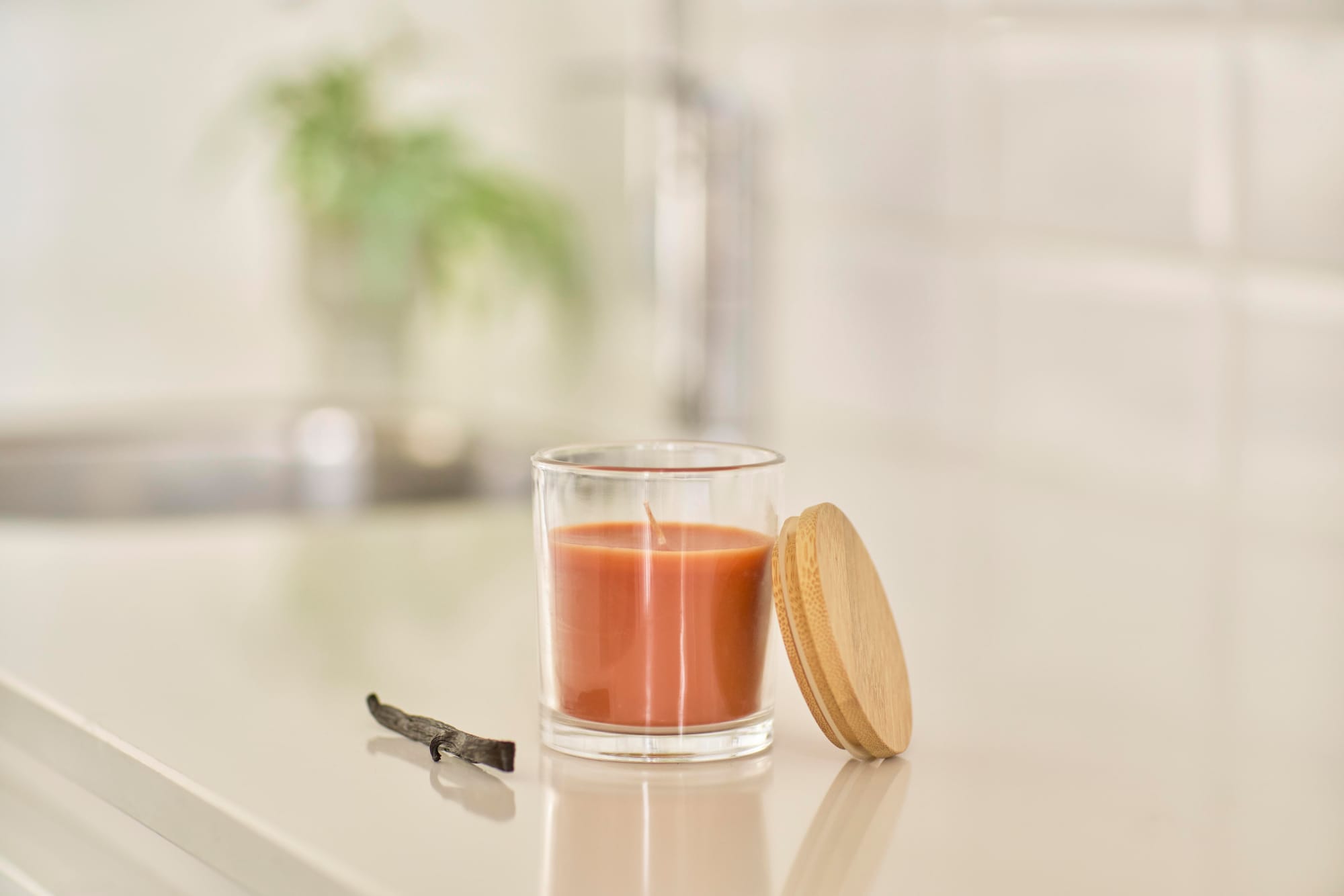 Glass candle Riven