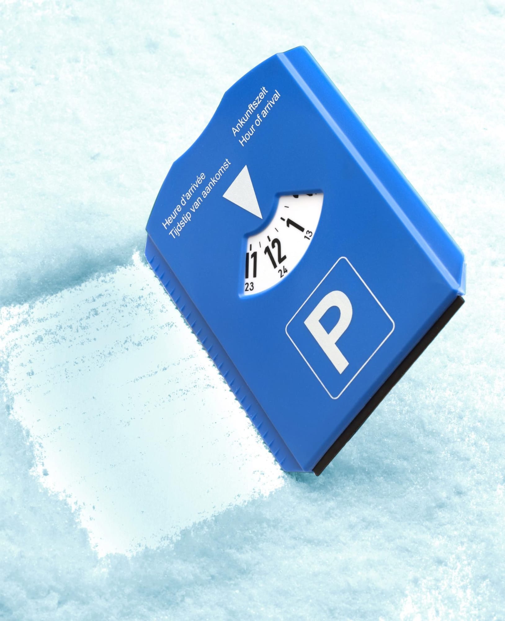 Plastic 2-in-1 parking disc