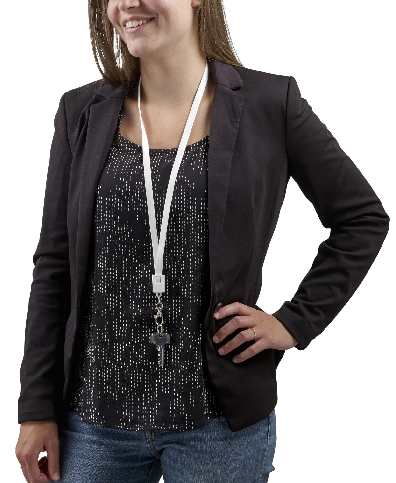 TPE 2-in-1 lanyard