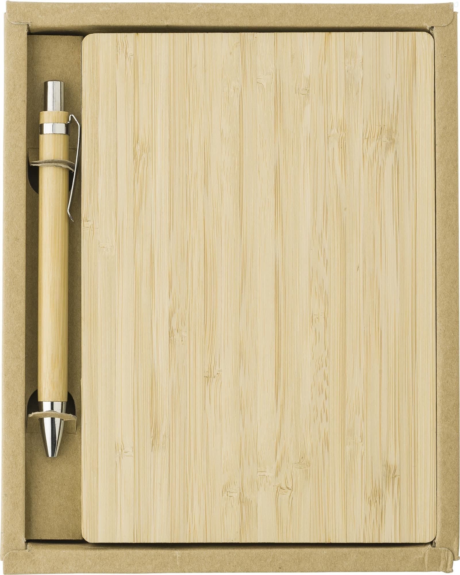 Bamboo cover notebook