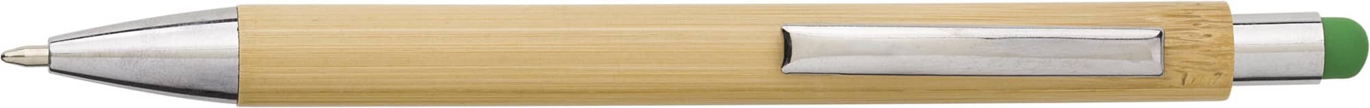 Bamboo and plastic ballpen