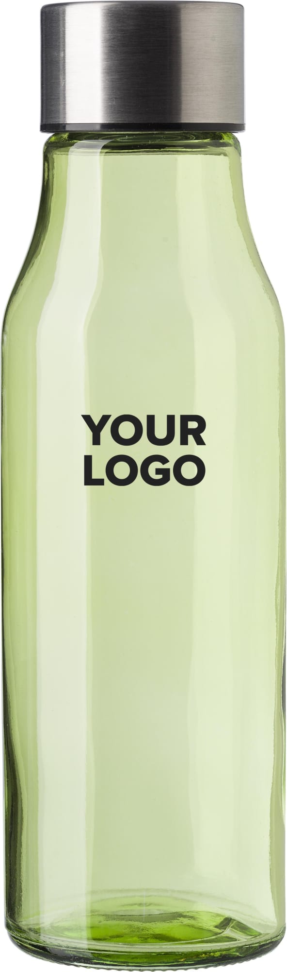 Glass and stainless steel bottle (500 ml)