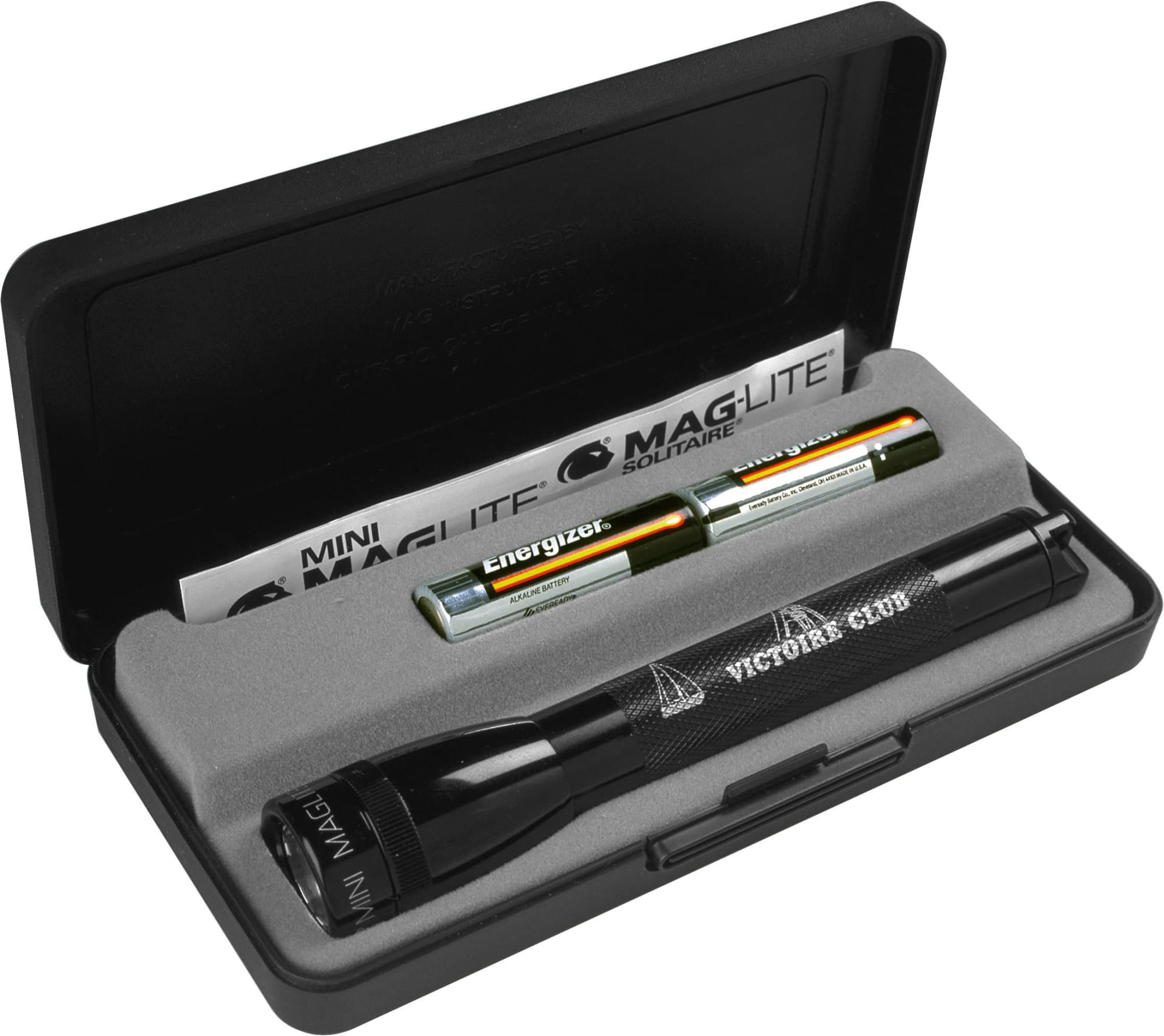 Aluminium Maglite mini AA flashlight