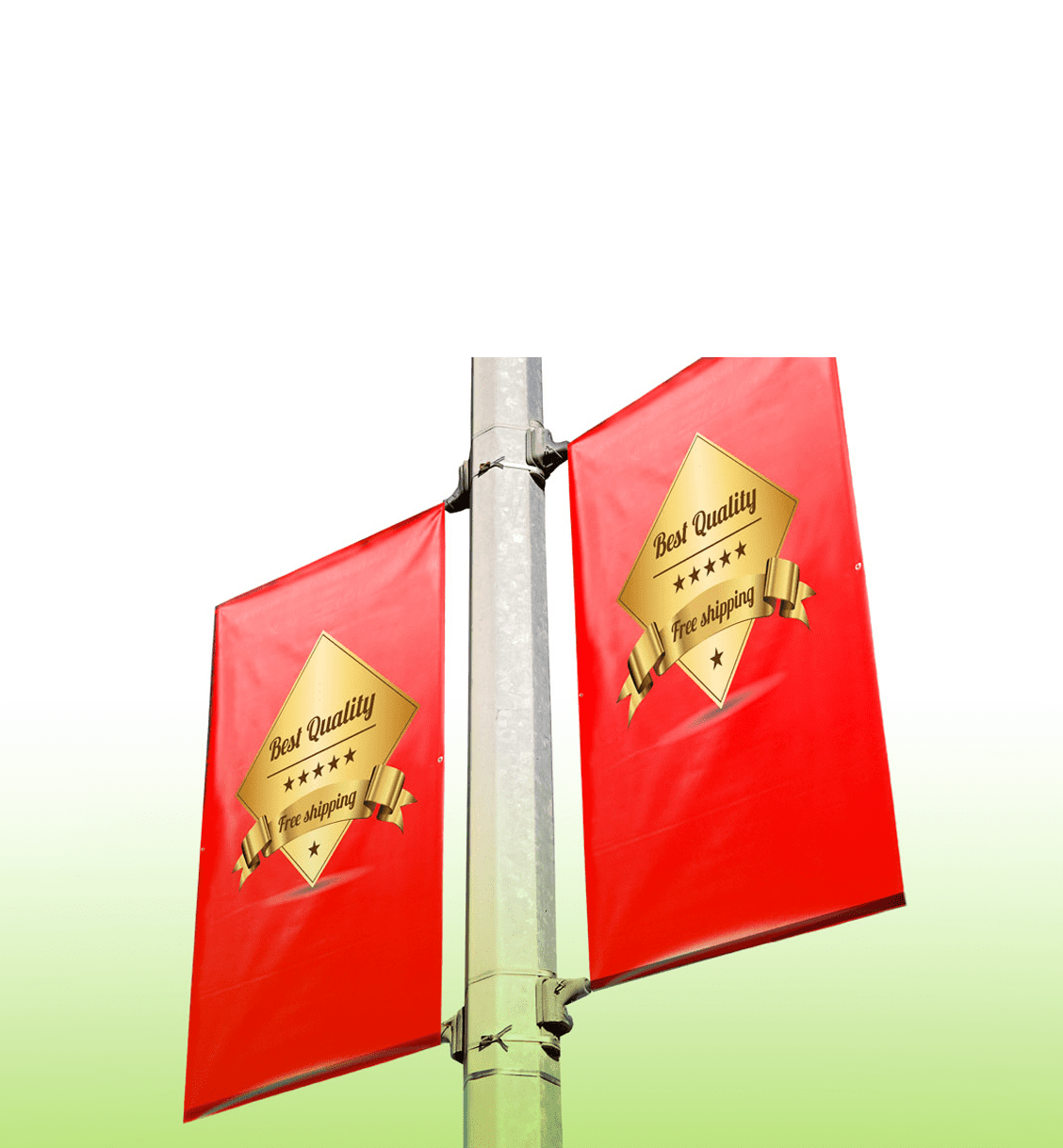 STREET POLE BANNER - Polyester - Boulevard Flag Banners