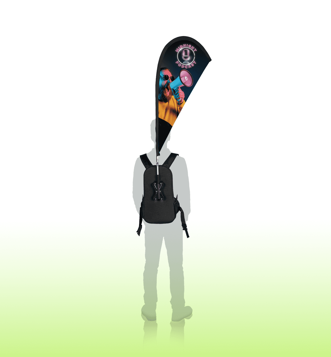 BACKPACK BANNER - Single Sided - Flag Banners
