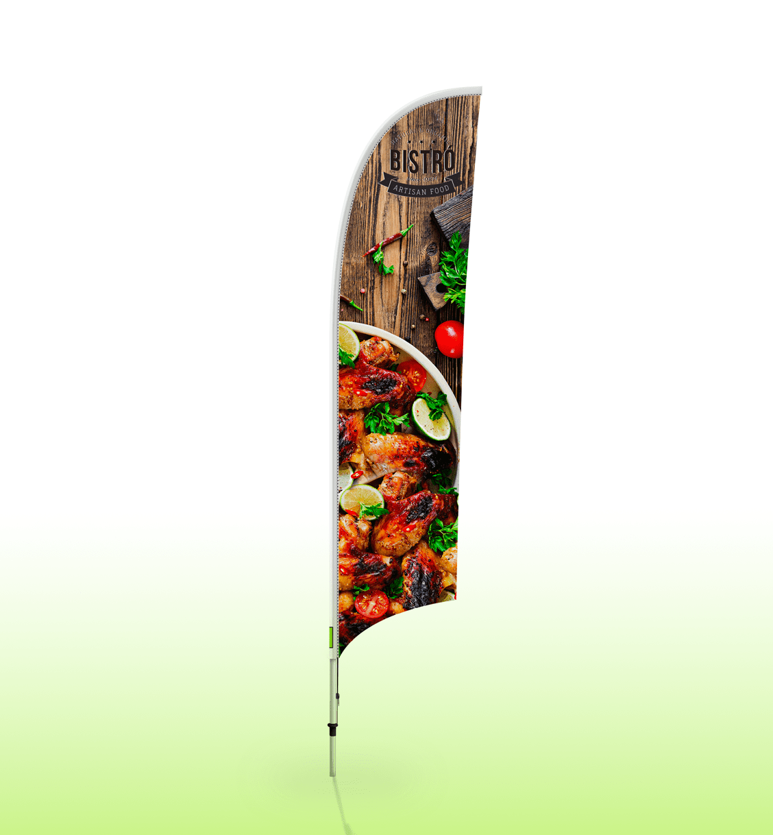 FEATHER BANNER - Medium Single Sided Banners - Bow Wing Flag