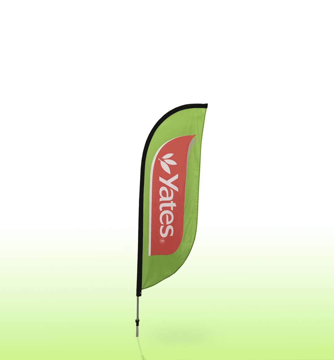 SURF BANNER - Small Single Sided Banners - Feather Bow Flag
