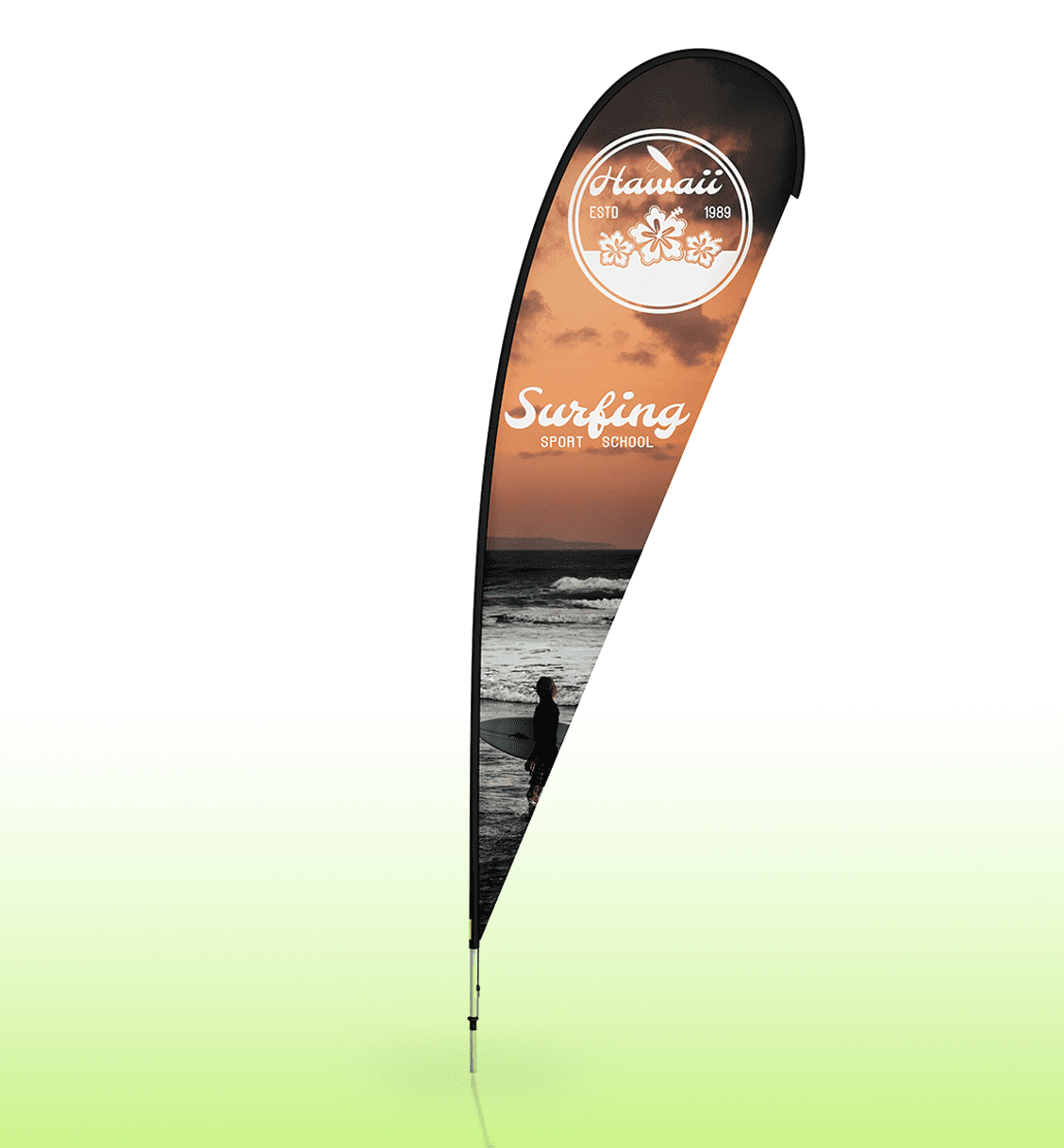 TEARDROP BANNER - Large Single Sided Banners - Tear Drop Feather Flag