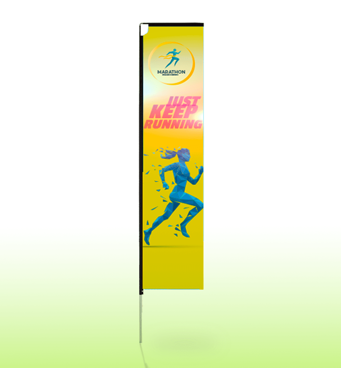 RECTANGLE VERTICAL BANNER - Large Single Sided Banners - Feather Flag