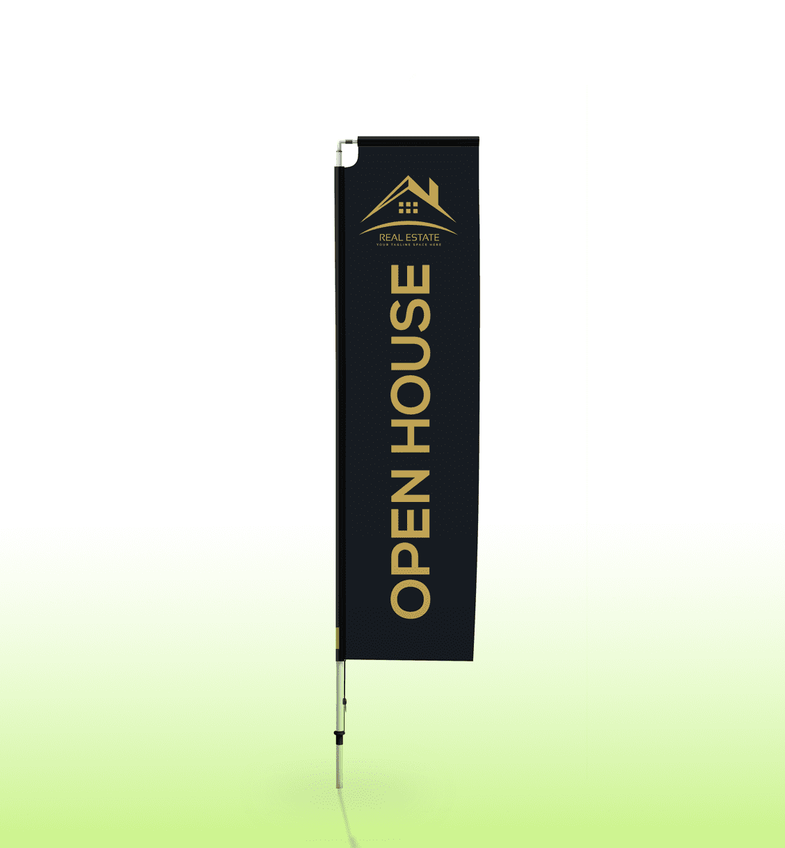 RECTANGLE VERTICAL BANNER - Medium Single Sided Banners - Feather Flag