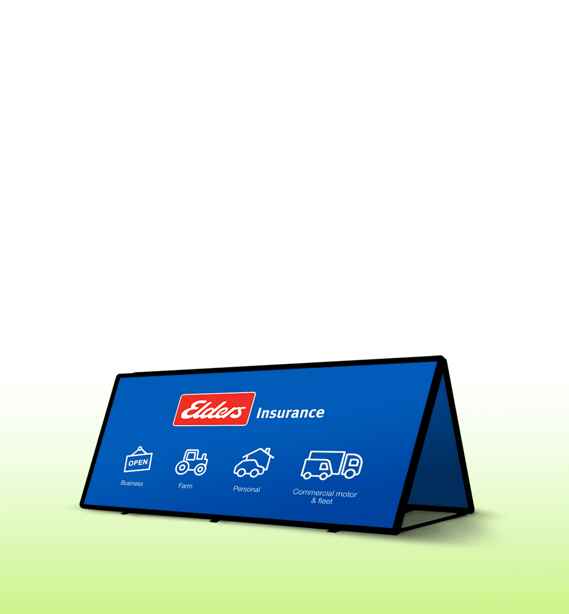 POP UP BANNER - Medium Rectangular - A-Frame Banners