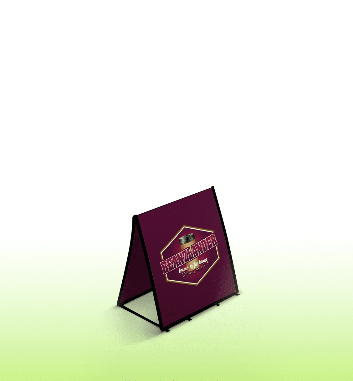 POP UP BANNER - Small Square - A-Frame Banners