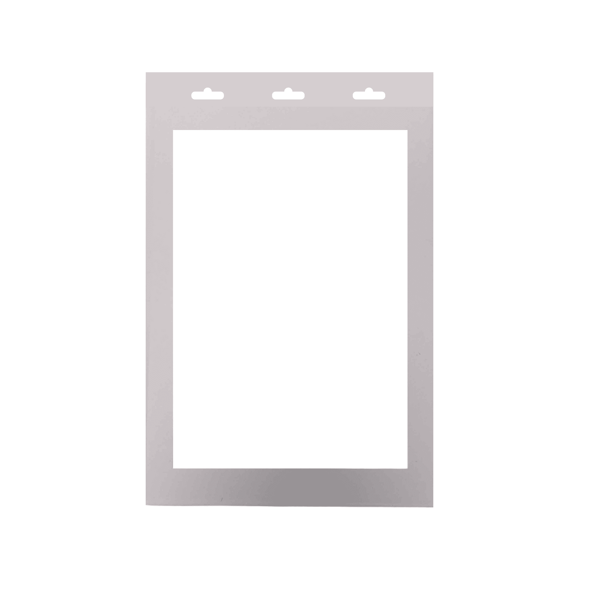 Paper A6 Name Tag Holder Double Side Opening with 3 Slots