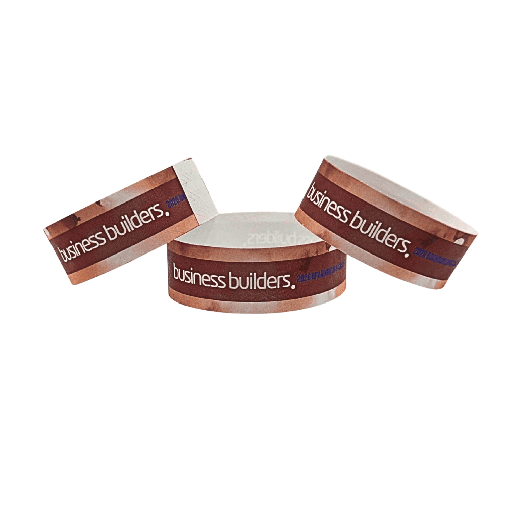 Full Colour 23mm Laser Printed Wristbands Matte Finish Locally Printed