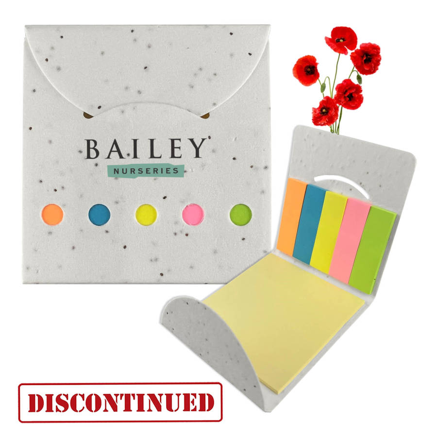 Corn Poppy Seed Sticky Note Pad