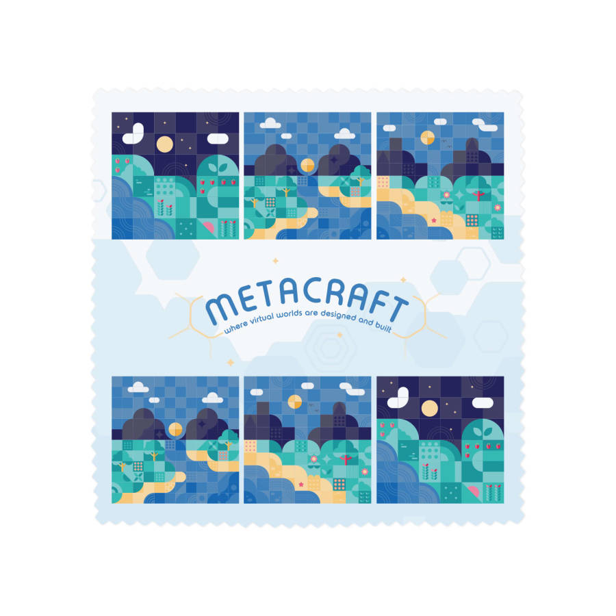 Zig Zag RPET Microfibre Lens Cloth