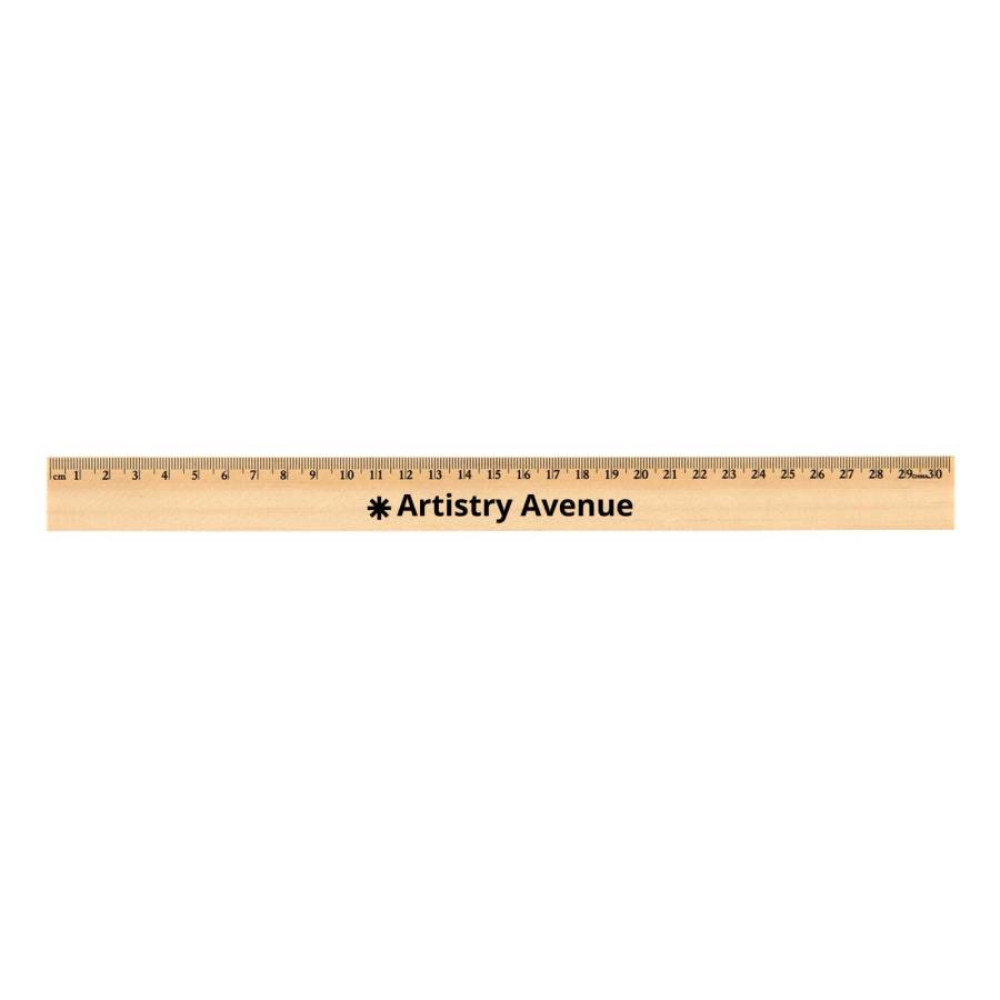 Axis 30cm Wooden Ruler