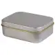 Silver Rectangular Tin