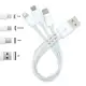3 in 1 Combo USB Cable - Micro, 8 Pin, Type C
