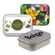 Assorted Colour Mini Jelly Beans in Silver Rectangular Tin