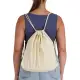 Calico Drawstring Library Backpack
