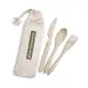 Delish Eco Cutlery Set in Calico Pouch