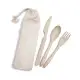 Delish Eco Cutlery Set in Calico Pouch