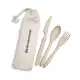 Delish Eco Cutlery Set in Calico Pouch