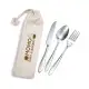 Banquet Cutlery Set in Calico Pouch